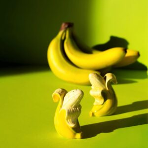 Banana salt and pepper shakers